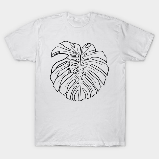 Monstera deliciosa T-Shirt by thenordicjungle